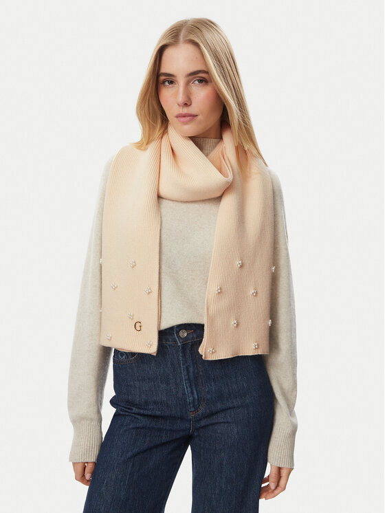 Guess Szalik Guess AW5636 VIS03 Beżowy jasny