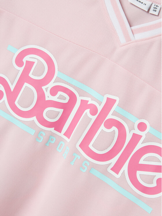 NAME IT NAME IT Marškinėliai Barbie 13243113 Rožinė Relaxed Fit