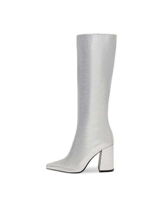 Nine West Cizme Nine West SAMAA SJ1453-2 Argintiu