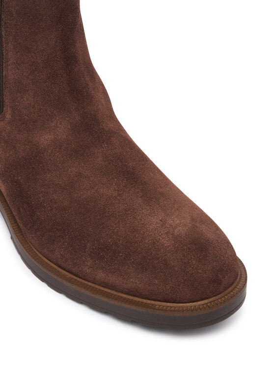 Tommy Hilfiger Aulinukai Tommy Hilfiger Cleated Hilifger Suede Boot FM0FM05961 Ruda