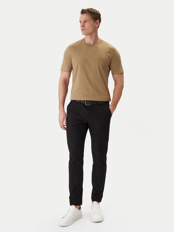 BOSS BOSS Camiseta Thompson 01 50468347 Caqui Regular Fit