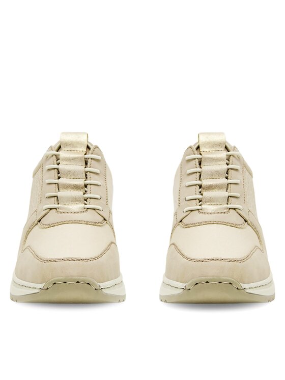 Rieker Sneakersy Rieker N4368-62 Beżowy