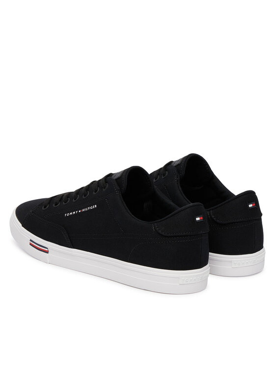 Tommy Hilfiger Zapatillas de tenis Tommy Hilfiger Vulc Core Rwb Long Lace Cvs FM0FM05813 Negro