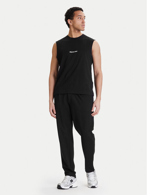 Jack & Jones Jack & Jones Camiseta sin mangas Norrebro Emb 12292009 Negro Regular Fit