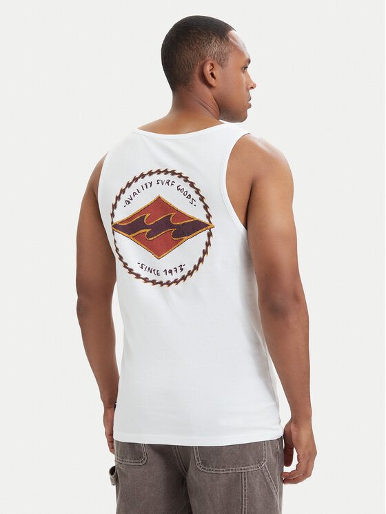 Billabong Billabong Camiseta sin mangas Rotor Diamond EBYZT00303 Blanco Regular Fit