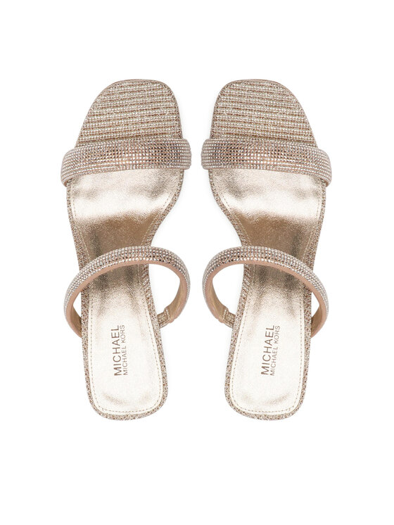 MICHAEL Michael Kors Παντόφλες MICHAEL Michael Kors Clara Sandal 40R2CLHA2S Χρυσό