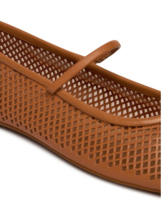 LAUREN RALPH LAUREN Balerinke LAUREN RALPH LAUREN Jayna 802P04176006 Rjava