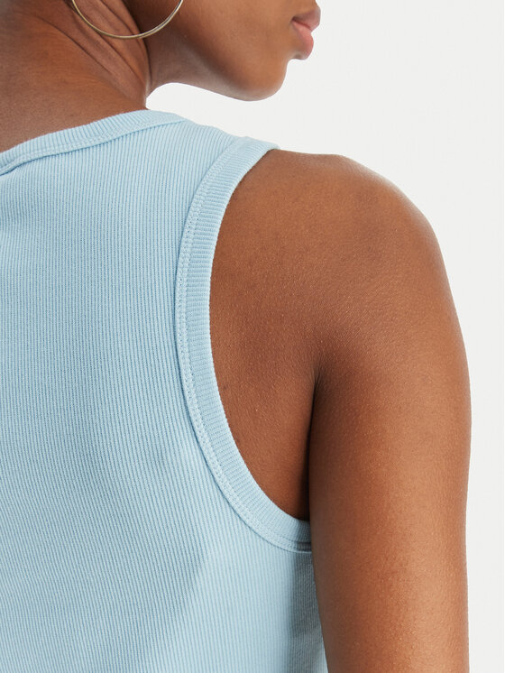 Juicy Couture Juicy Couture Top Thin Strap JCWLV126308 Celeste Slim Fit