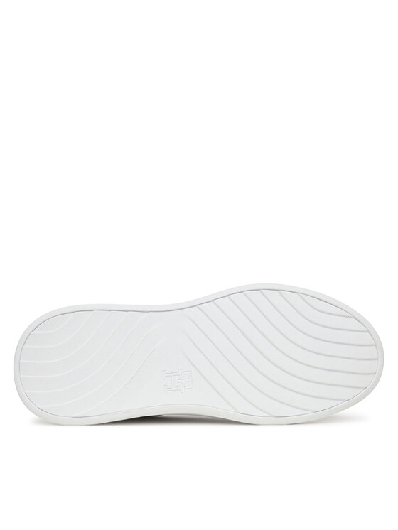 Tommy Hilfiger Laisvalaikio batai Tommy Hilfiger Chic Platform Gold FW0FW08817 Balta