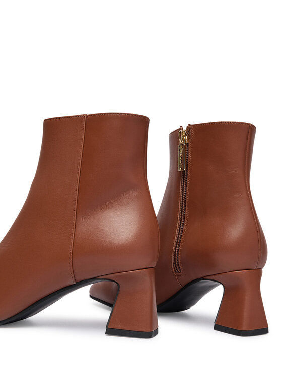 Pollini Členková obuv Pollini SA21045G0NTC0217 Hnedá