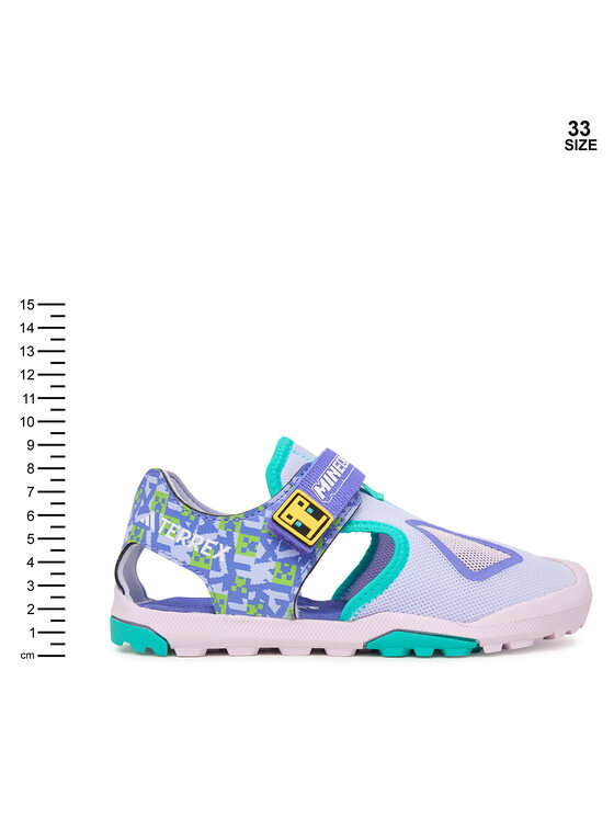 adidas Босоніжки adidas Minecraft Terrex Captain Toey 2.0 Sandals JR1317 Фіолетовий