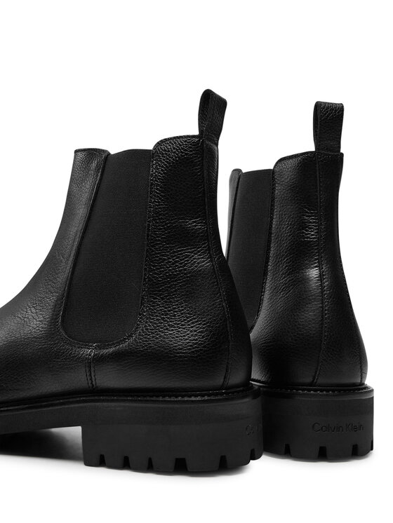 Calvin Klein Gležnjarji Chelsea Calvin Klein Chelsea HM0HM01562 Črna