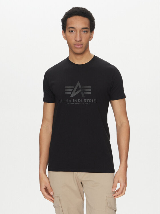 Alpha Industries Alpha Industries T-shirt Basic 100501 Crna Regular Fit