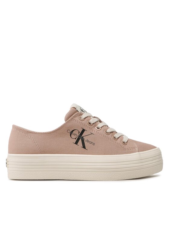 Calvin Klein Jeans Tenisky Calvin Klein Jeans Vulc Flatform Essential Mono YW0YW01030 Růžová