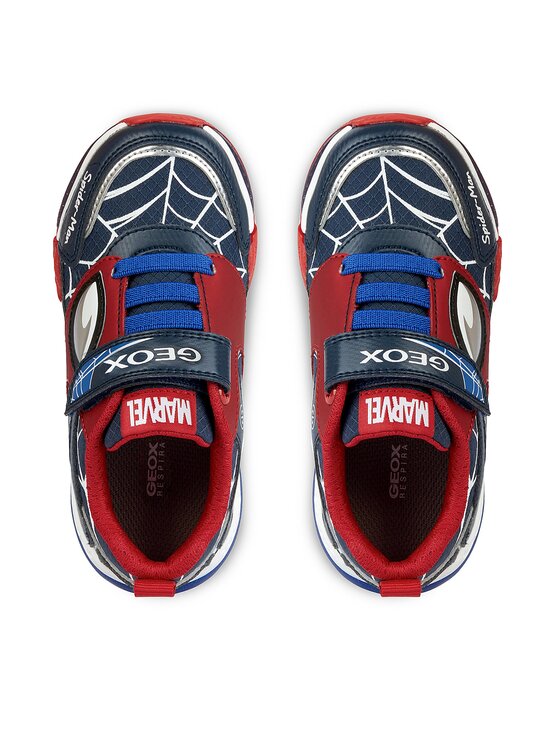 Geox Sneakersy Geox SPIDER-MAN J Bayonyc Boy J36FED 0FUCE C0833 DD Granatowy