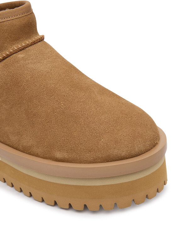 Tommy Jeans Sniego batai Tommy Jeans Tjw Flatform Snow Boot Suede EN0EN02841 Ruda