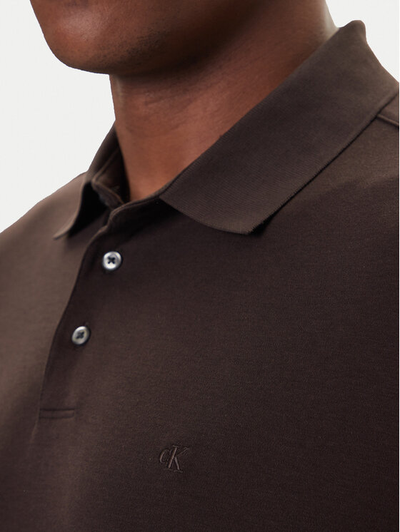 Calvin Klein Calvin Klein Polo LV040EM909 Marrón Regular Fit