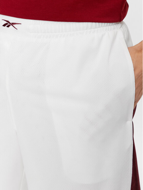 Reebok Reebok Pantalones cortos deportivos Basketball IL1995 Blanco Regular Fit