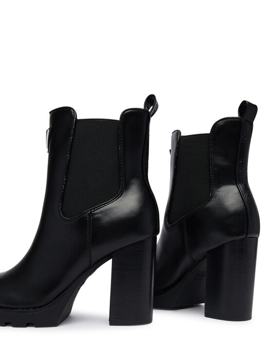 Guess Polokozačky Guess FLFNEL ELE10 Černá