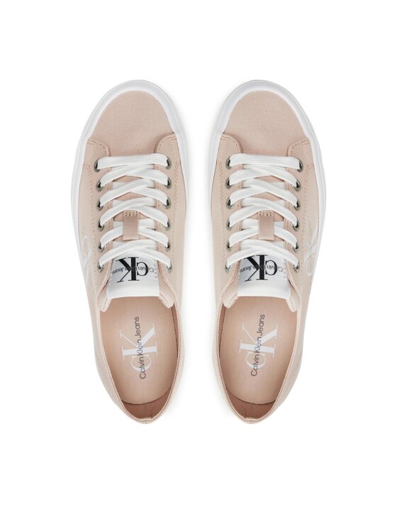Calvin Klein Jeans Tenisice Calvin Klein Jeans Vulc Flatform Essential Mono YW0YW01030 Ružičasta