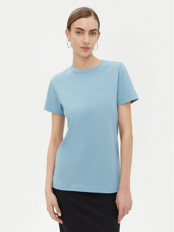 PINKO PINKO Футболка Start 101752 Голубий Regular Fit