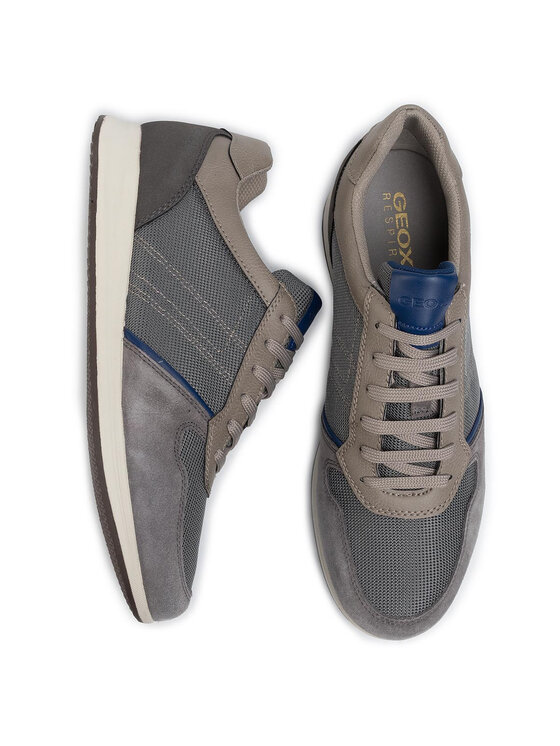 Geox Laisvalaikio batai Geox U Avery C U02H5C 02214 C9004 Pilka