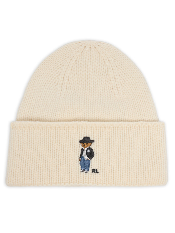 Polo Ralph Lauren Berretto Polo Ralph Lauren 455P23854002 Crema