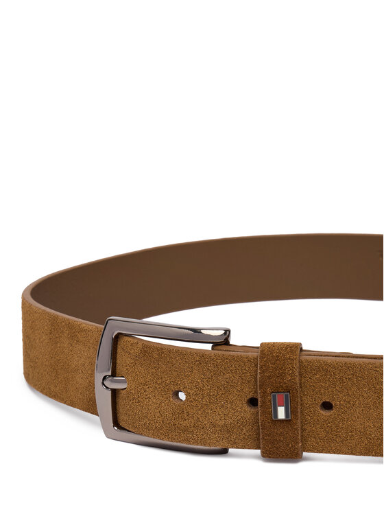 Tommy Hilfiger Diržas Tommy Hilfiger Denton 3.5 Suede AM0AM15046 Ruda