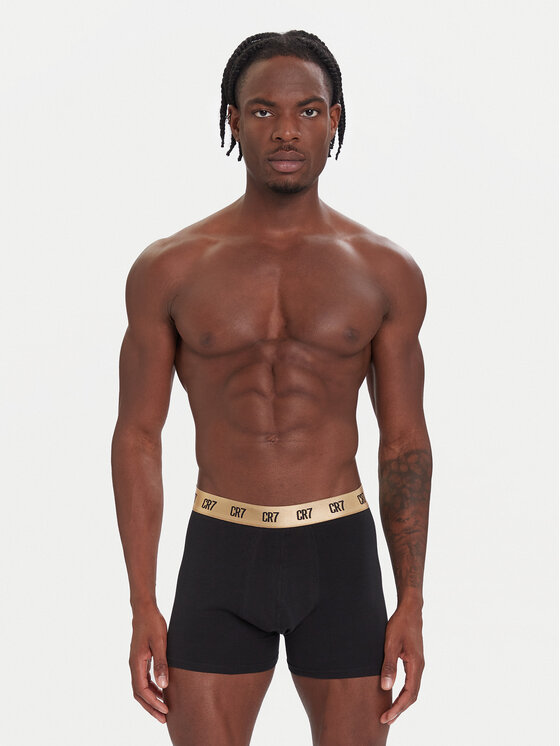 Cristiano Ronaldo CR7 Cristiano Ronaldo CR7 Conjunto de calzoncillos boxer 8100-49 Negro