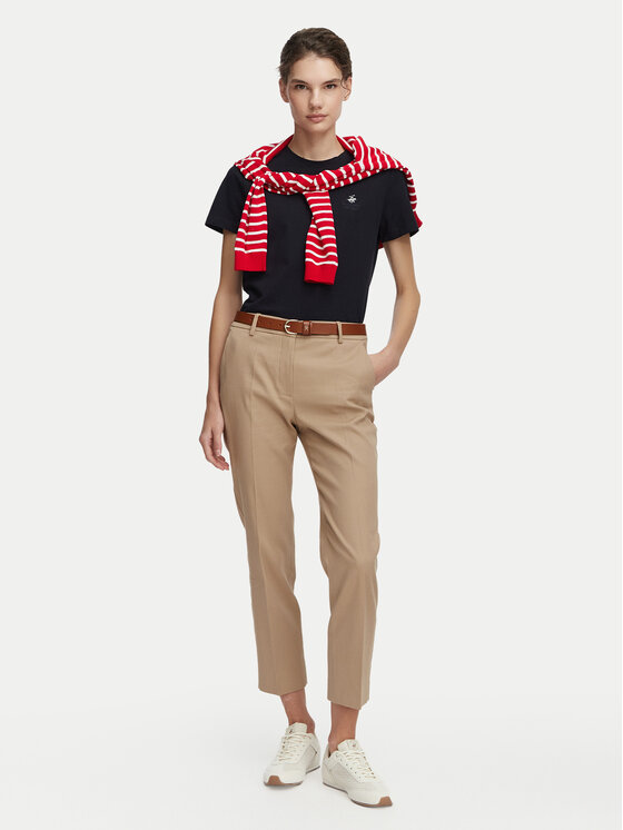 Beverly Hills Polo Club Beverly Hills Polo Club Camiseta P-SS26W-TS516523 Azul marino Regular Fit