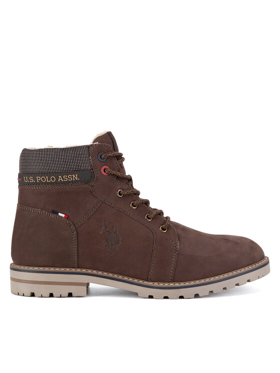 U.S. Polo Assn. Pohodni čevlji U.S. Polo Assn. POLY001M/DLT1 Rjava