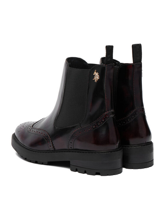 U.S. Polo Assn. Sztyblety U.S. Polo Assn. EO-ANYA002W/GL1 Bordowy