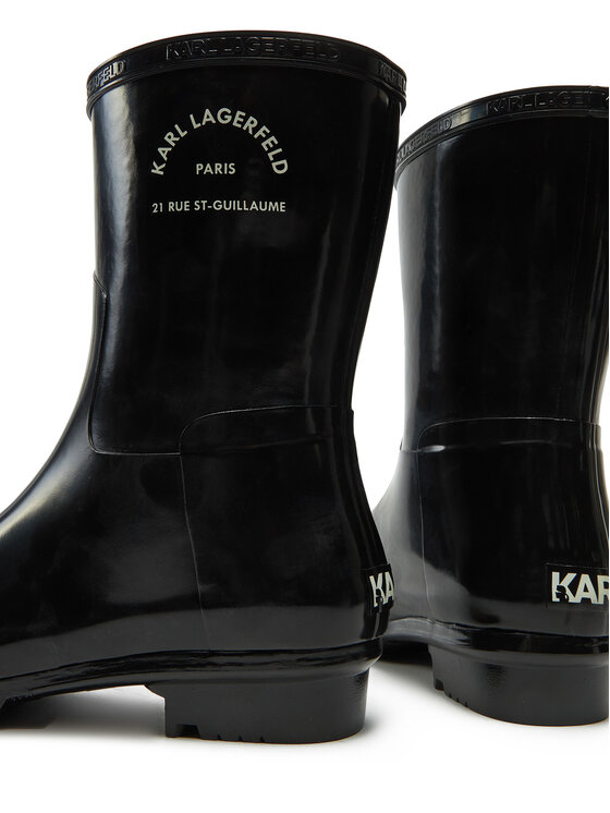 KARL LAGERFELD Holínky KARL LAGERFELD KL47075S Černá