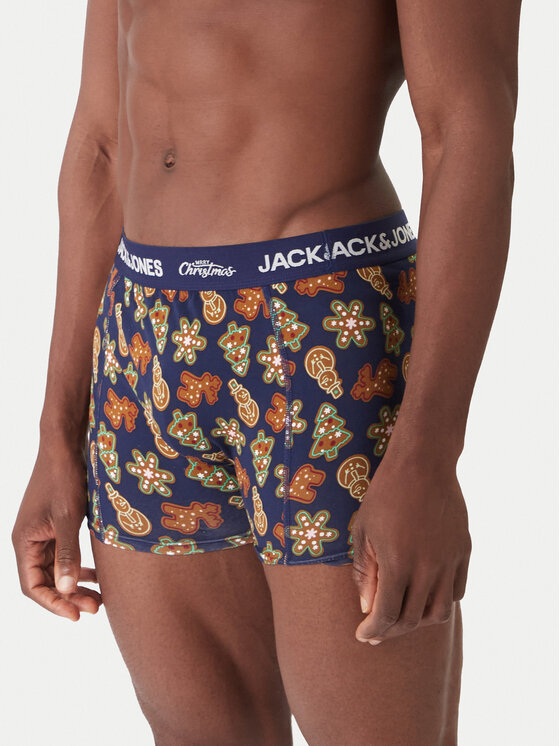 Jack & Jones Jack & Jones Набір боксерські шорти та шкарпетки Gingerbread Giftbox 12285133 Кольоровий