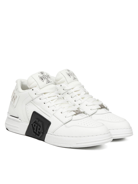 PHILIPP PLEIN Снікерcи PHILIPP PLEIN FAES USC0824 PLE075N Білий