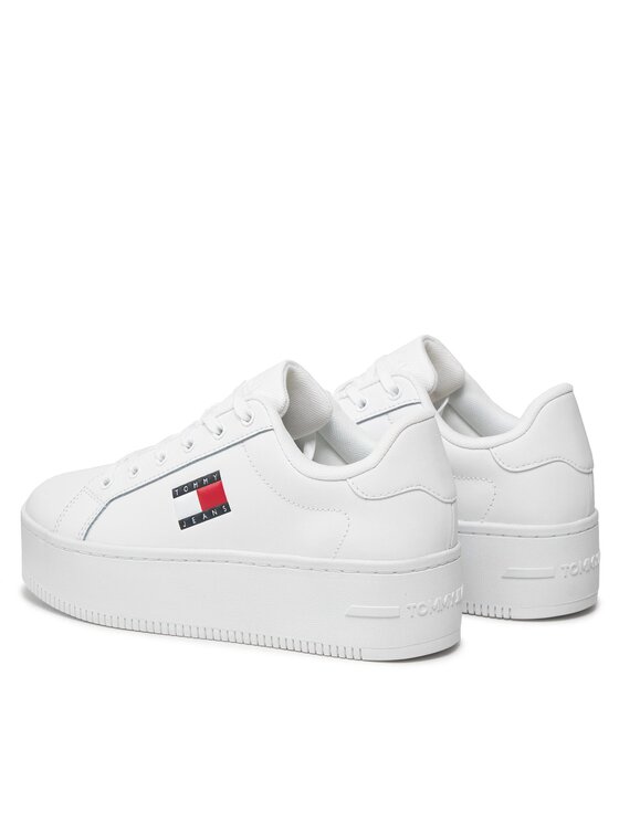 Tommy Jeans Sneakers Tommy Jeans Tjw Flatform Ess EN0EN02518 Alb