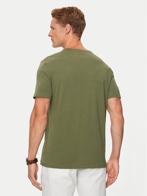 Polo Ralph Lauren Polo Ralph Lauren T-shirt 710671438389 Verde Custom Slim Fit