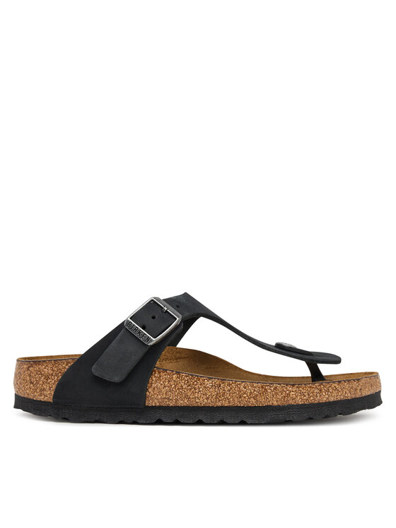 Birkenstock В'єтнамки Birkenstock Gizeh SFB LENB 1019015 Чорний