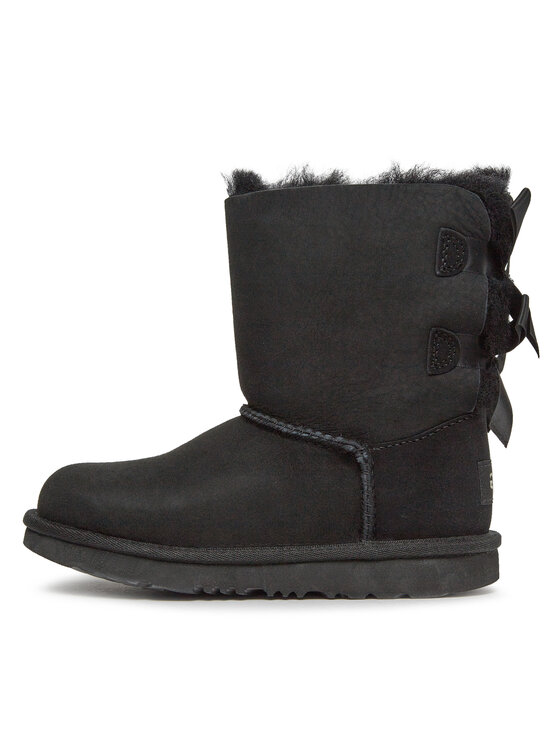 Ugg Μπότες Χιονιού Ugg K Bailey Bow II 1017394K Μαύρο