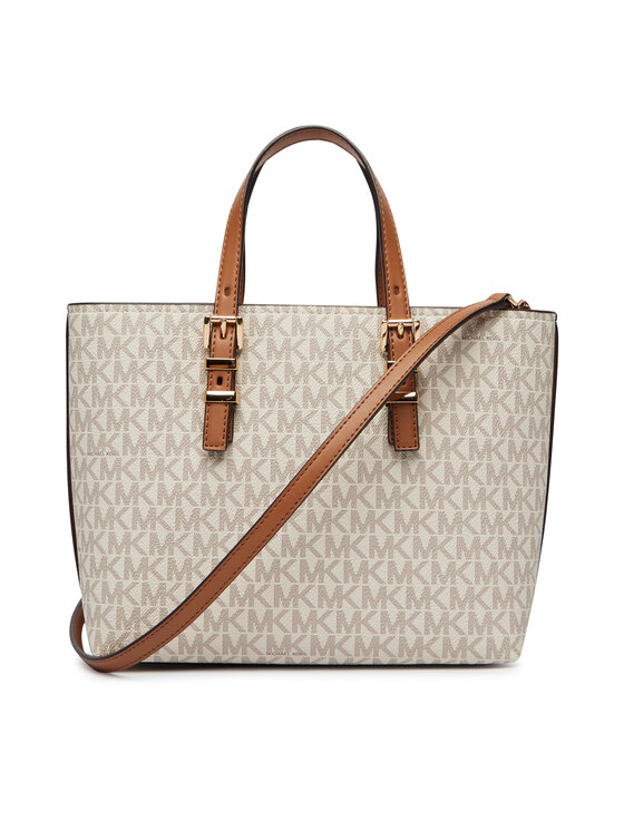 MICHAEL Michael Kors Ročna torba MICHAEL Michael Kors 32S6GQNC0L Kremna