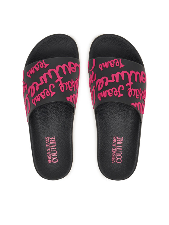 Versace Jeans Couture Шльопанці Versace Jeans Couture 79VA3SQ1 Чорний