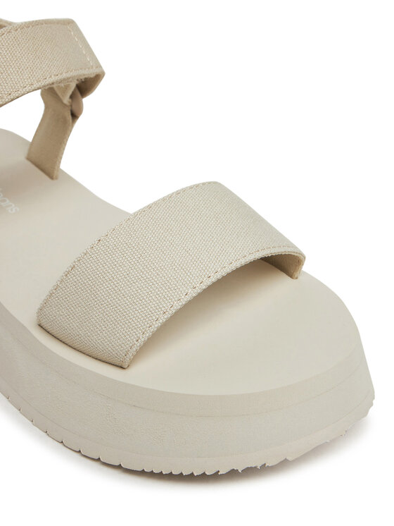 Calvin Klein Jeans Basutės Calvin Klein Jeans Sandal Velcro Webbing Mg YW0YW01693 Écru