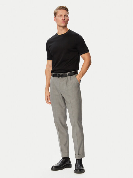 BOSS BOSS Camiseta H-Tessler 195 50565570 Negro Slim Fit