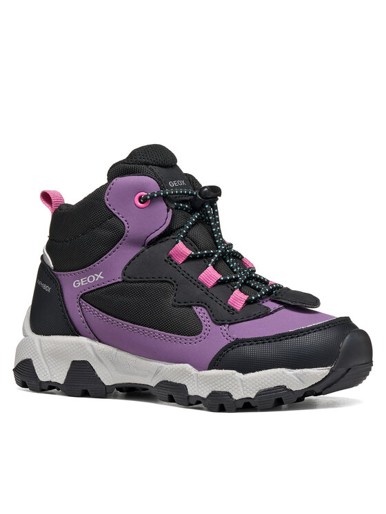 Geox Auliniai batai Geox J Magnetar G. B Abx J464LB 050FU C8277 M Violetinė