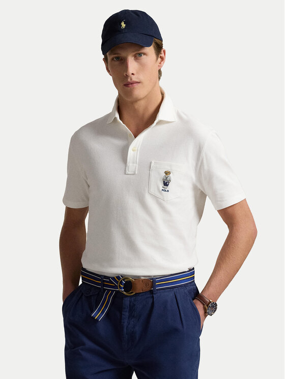 Polo Ralph Lauren Polo Ralph Lauren Поло 710963818001 Білий Custom Fit