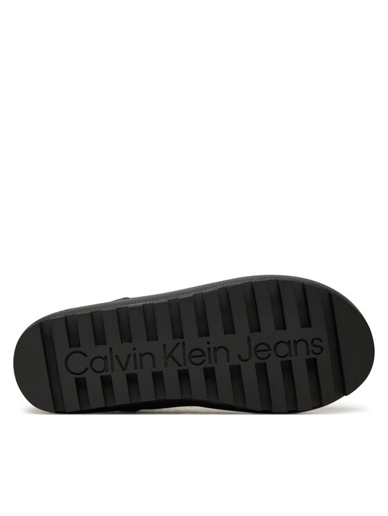 Calvin Klein Jeans Papuče Calvin Klein Jeans Home Anke Slipper YW0YW01592 Čierna