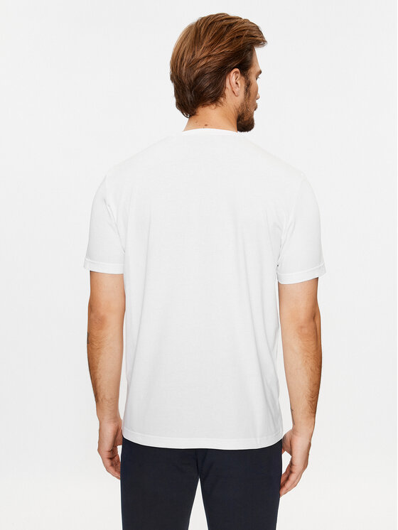 Gant Gant Majica Reg Archive Shield Ss 2003199 Bela Regular Fit