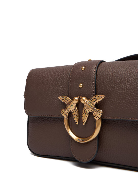 PINKO Kabelka PINKO Love One Mini Slouchy Fl Al 25-26 104340 A2OX Bordó