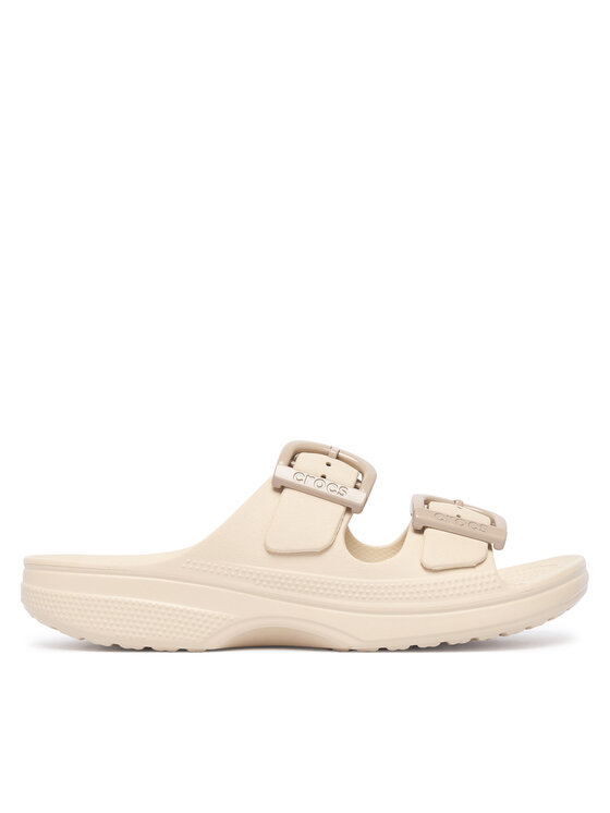 Crocs Παντόφλες Crocs Saturday Enamel 212867 Μπεζ