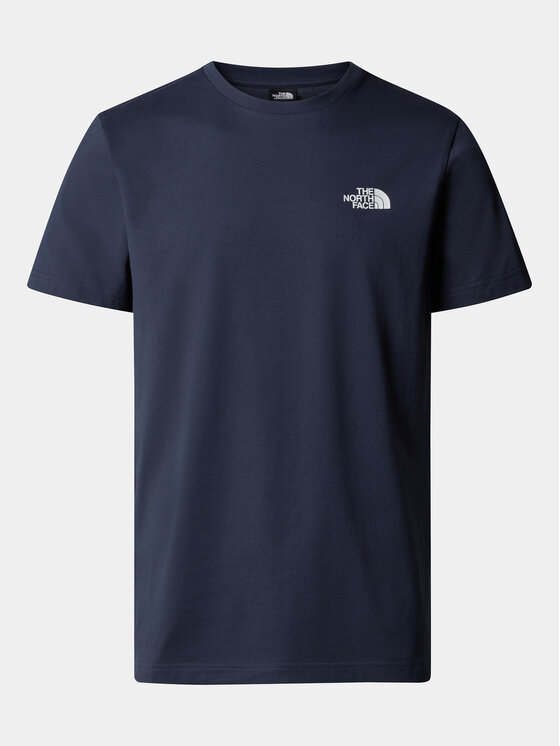 The North Face The North Face Marškinėliai Simple Dome NF0A87NG Tamsiai mėlyna Regular Fit